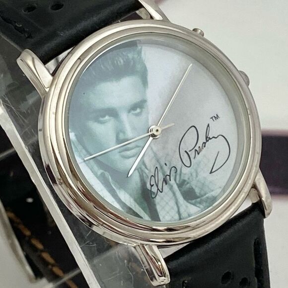 Vintage 2001 Valdawn x EPE Elvis Presley Musical Watch Plays “Love Me Tender” - Picture 3 of 16